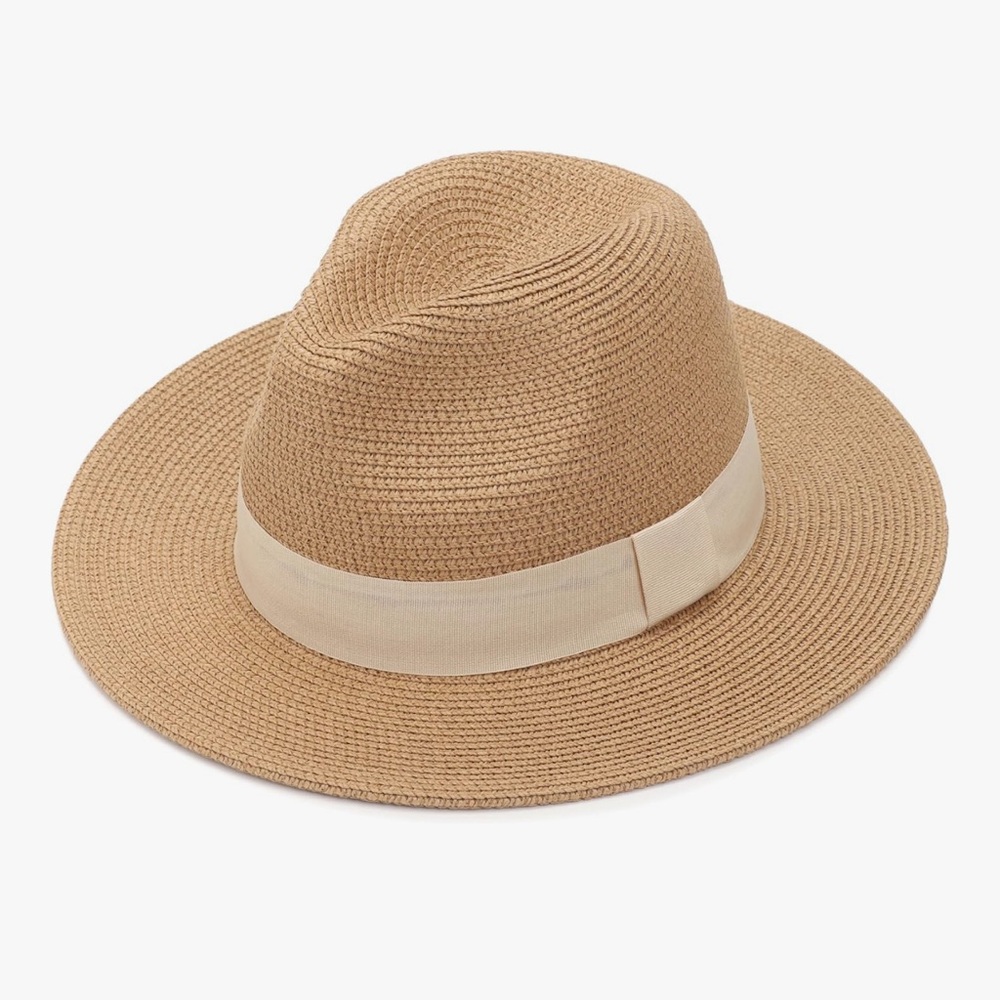 Stylish Tan Fedora Hat